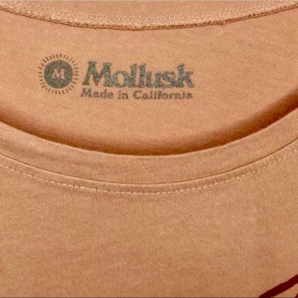 ‼️SOLD‼️Mollusk Surf T-Shirt Board Shadow M Blush Brand New - Picture 10 of 12